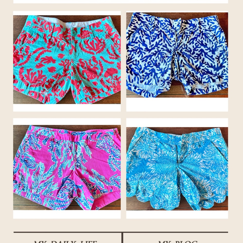 Lilly Pulitzer shorts lot